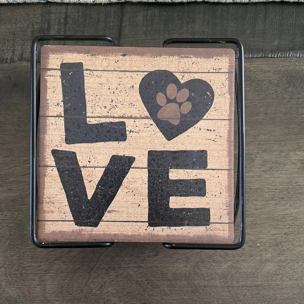 Cat Coaster Set - Picture 1 of 3